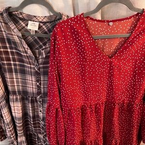 2 Fall Tier Dresses